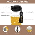 thumbnail image 3 of 500ml Stainless Steel Coffee Mug with Portable Black Strap Vacuum Insulated Ceramic Coated Coffee Tumbler Honey Jars and Bees Pattern, 3 of 8