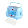 thumbnail image 2 of Perros cajas para perros gato de gato transpirable suministros de mascotas resistentes de viaje transportista de mascotas para perros aerolínea Azul, 2 of 8