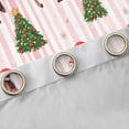 thumbnail image 4 of Manfei 2-Pack 42x63 Cartoon Horse Curtains, Green Tree Santa Kids Blackout Decor, 4 of 6
