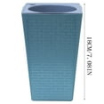 thumbnail image 2 of EGYMEN Large Tall Planter, Modern Brick-Textured Pot with Drainage, Indoor/Outdoor Self-Watering Container, Durable & Lightweight Garden Decor, 2 of 5