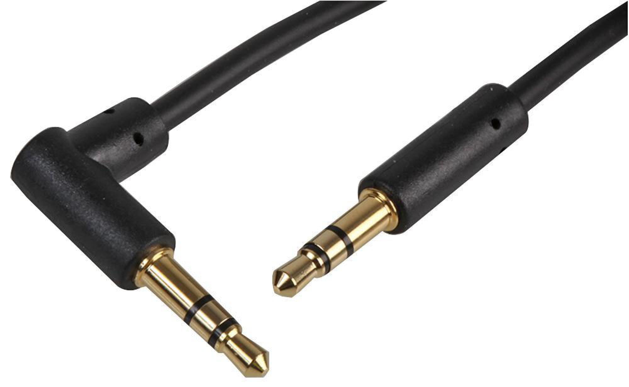 PRO SIGNAL - Slim 3.5mm Stereo Jack Plug to 90 Degree Jack Plug Lead, 7 ...