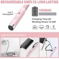 thumbnail image 3 of 360 Foldable Neck Reading Lamp, 3 Colors Rechargeable Led Book Reading Light In Bed, 1000mah Neck Light For Read, Knit, Repair, 3 of 5