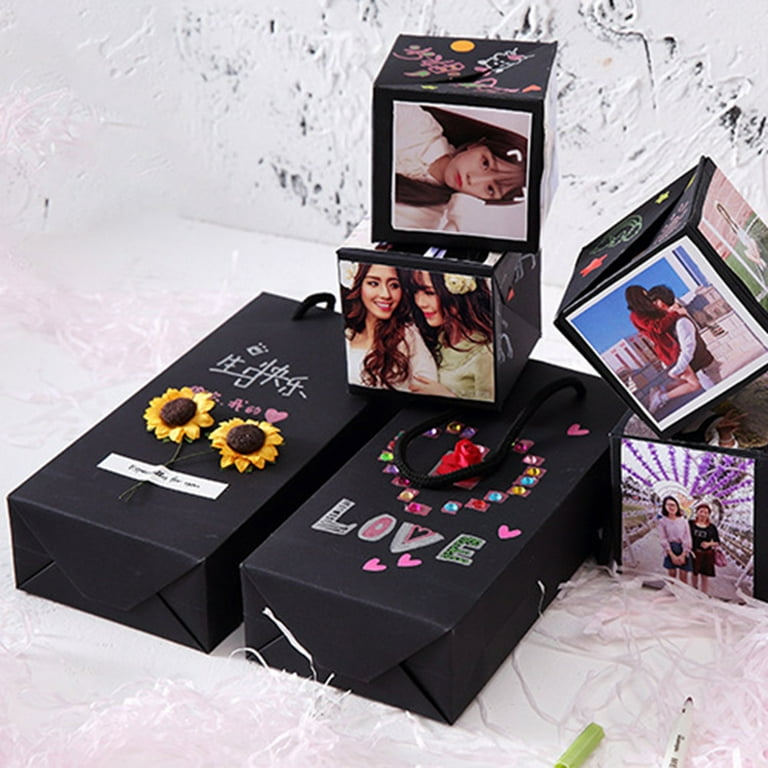 Gift Box DIY Box Surprise Love Anniversary Party Scrapbook Photo Album  Bouncing Gift Box