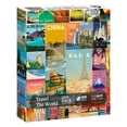 thumbnail image 2 of Rompecabezas PICKFORU Vintage World Travel 1000 piezas, 2 of 8