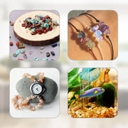 TSV 1200pcs Stone Beads, Natural Gemstone Beads, Multi-Color Irregular Chips Stones, Crushed Chunked Crystal Pieces Loose Beads, for Jewelry Making Decor DIY Crafts