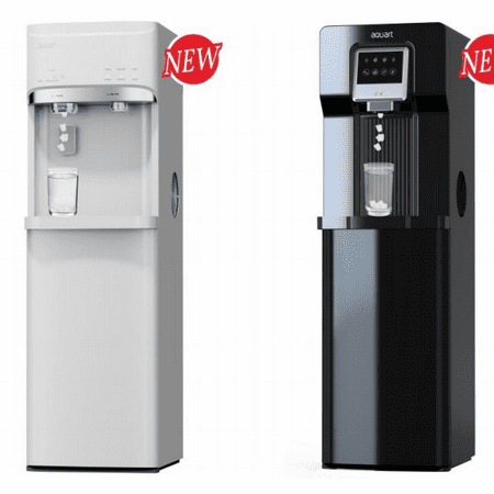 HUMSURE Bottom Loading 35 Gallon Self-Clean Water Dispenser, Hot Cold Room Temper Water Cooler with Child Safety Lock, 304 Stainless Steel Reservoirs and Water Intake Tube