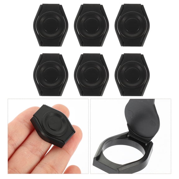 NUOLUX Anti-Peeping Camera Covers Black Plastic Protective Tool 6Pcs