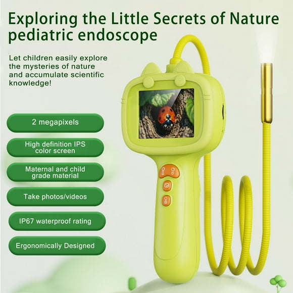 NAOJIE Kids Endoscope with Light,Unique Borescope Snake Camera,Educational Science Stem Toys for Christmas Birthday Gifts for 3 4 5 6 7 8 9 10-Year-Old