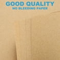 thumbnail image 5 of Uxcell A7 Refill Paper, Unlined Blank Kraft Paper Refillable Paper 6 Hole Filler Inserts Loose Leaf Paper for 6 Ring Binder, 80 Sheets/160 Pages, Beige, 5 of 7