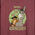 thumbnail image 3 of Shrek - You Are Ridonkulous - Women's Lightweight French Terry Long Sleeve Shirt, 3 of 5