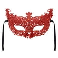 thumbnail image 5 of BYHONG Carnival Masquerade Mardi Gras Party Festival Party Red One Size, 5 of 5