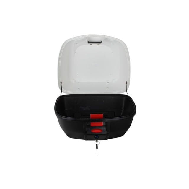 Caja Porta-Equipaje Moto Capacidad 42L Desmontable Respaldo Rejilla Top