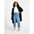 thumbnail image 2 of Time and Tru Women's Capri Jeggings, Sizes XS-XXXL, 2 of 6