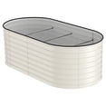 thumbnail image 2 of GloryStar Outdoor Galvanized Raised Bed, Metal Planter Box for Gardening, Rust-Resistant and Simple Assembly, 2 of 8