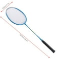 thumbnail image 3 of Badminton Racket Sport Set of 2, Badminton Racket Aluminum Badminton Racket with Nylon Handle and Racket Bag for Amateur Classes Family Entertainment, Type 1012, 3 of 8