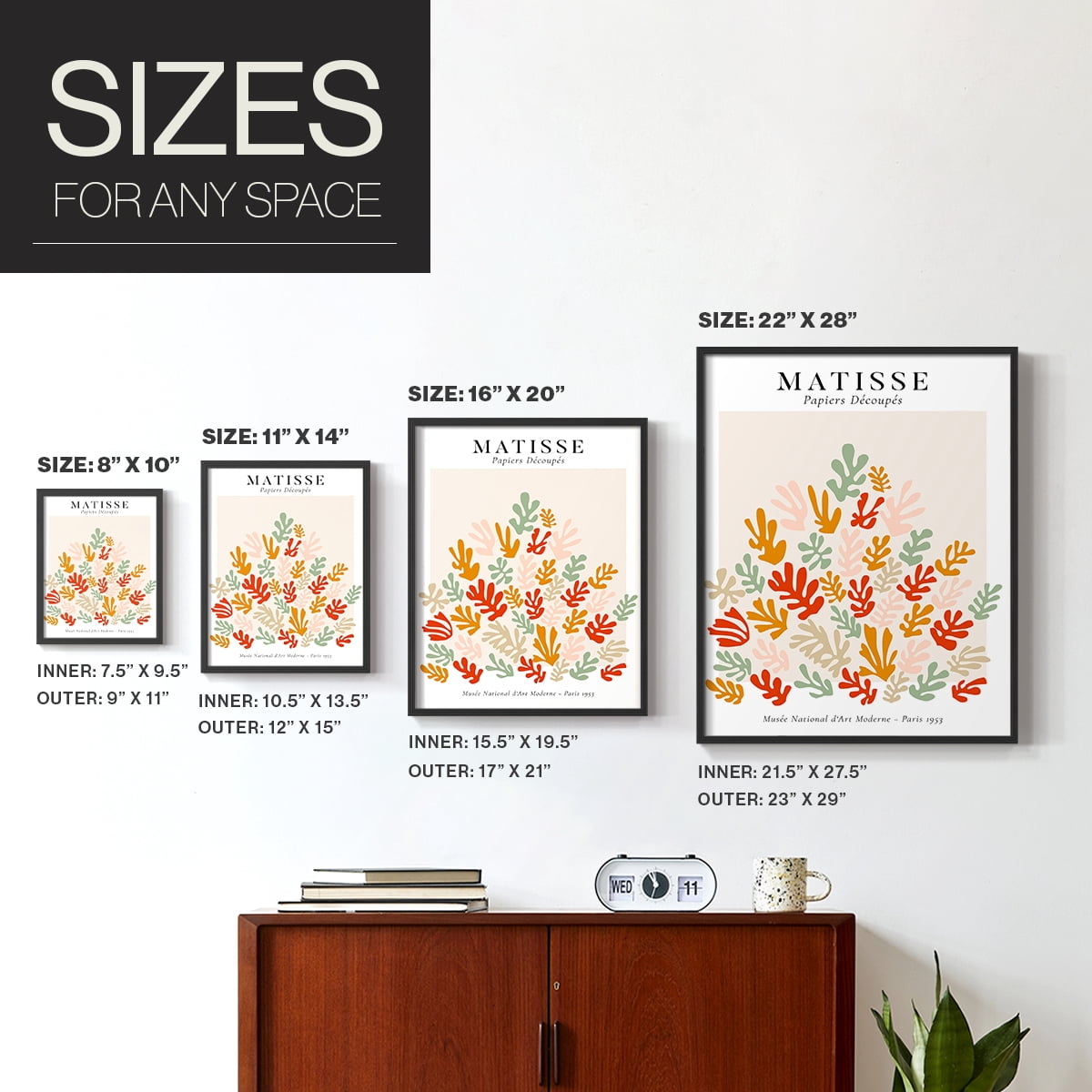 Matisse LXXXVI Framed Print - Solid Wood