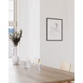 thumbnail image 6 of HAUS AND HUES Minimalist Wall Art Minimalist Art Line Art Wall Decor Silhouette Poster Minimalist Wall Decor Female Figure Flower Feminist Art Woman Line Art with Flower (Framed Black 16x20), 6 of 6