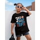 thumbnail image 1 of 3rd Grade Baseball Fan Girl T-Shirt - "3RD GRaDe BaTTeR uP!" Graphic, 100% Cotton, Round Neck, Casual Summer Top for Young Girls, Baseball Theme Tee | Playful Print Top | Cotton Blend Shirt, 1 of 6