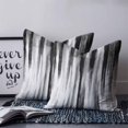 thumbnail image 2 of 26x26 Pillow Covers Set of 2, Black Gray White Throw Pillow Covers Decorative Couch Cushion Case, Vintage Rustic Abstract Ombre Aesthetic Microfiber Square Pillowcases for Bedroom Car Living Room, 2 of 7