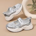 thumbnail image 7 of Girls Sneakers Lightweight Comfortable Mary Jane Flats School Uniform Casual Shoes for Kids Light Gray 35, 7 of 7