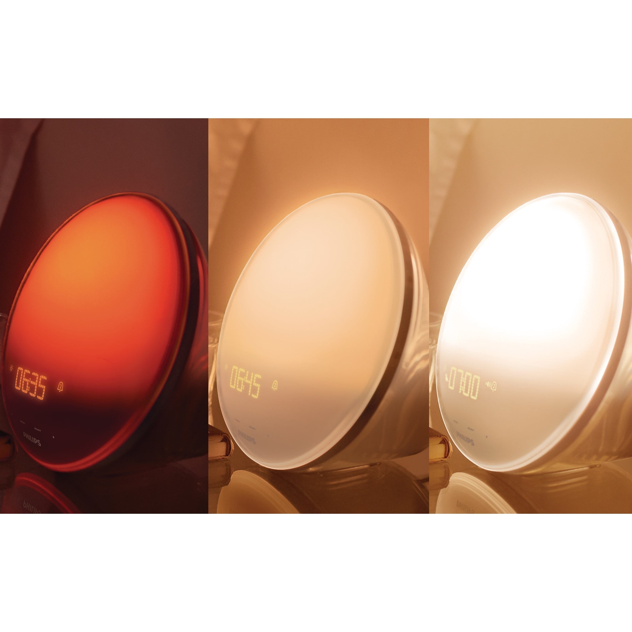Philips Wake-up Light with Colored Sunrise, Sunset Simulation New Feature, - Walmart.com