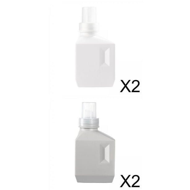 Botella De Lavandería Con Etiqueta Grande Capacidad Para Detergente Doméstico Blanco 1000ml+Botella De Lavandería Con Etiqueta Grande De Gran Capacidad Para Detergente. En El Hogar Sunnimix none
