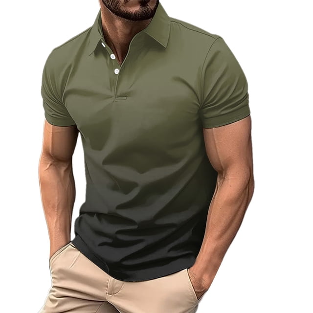 Chemises pour Hommes, Catégorie de Produit et Titre, Chemise de Base Classique Décontractée avec Impression Numérique 3D, Manches Longues, Sans Col, pour Confort Quotidien