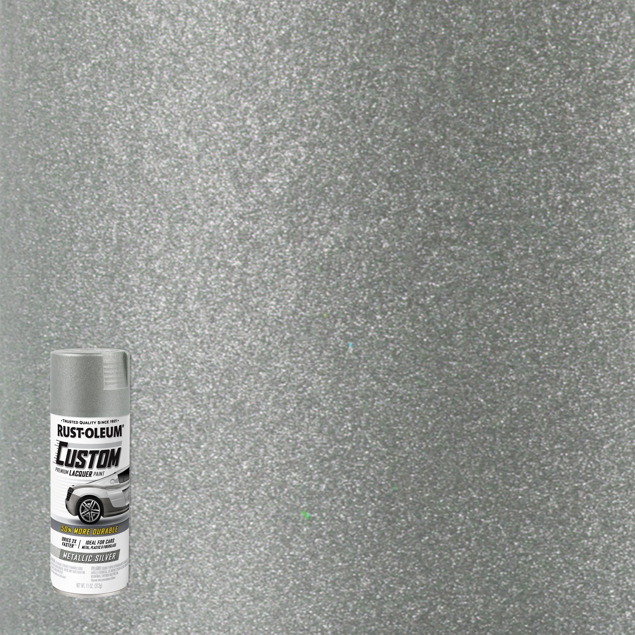 Silver, RustOleum Custom Automotive Matte Spray Paint323351, 11oz