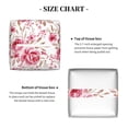 thumbnail image 5 of Yiaed Rose Flowers Print Tissue Box Cover, PU Leather Decorative Organizer for Tabletop, Bathroom, Car, Office Creative Decorative, 5 of 7