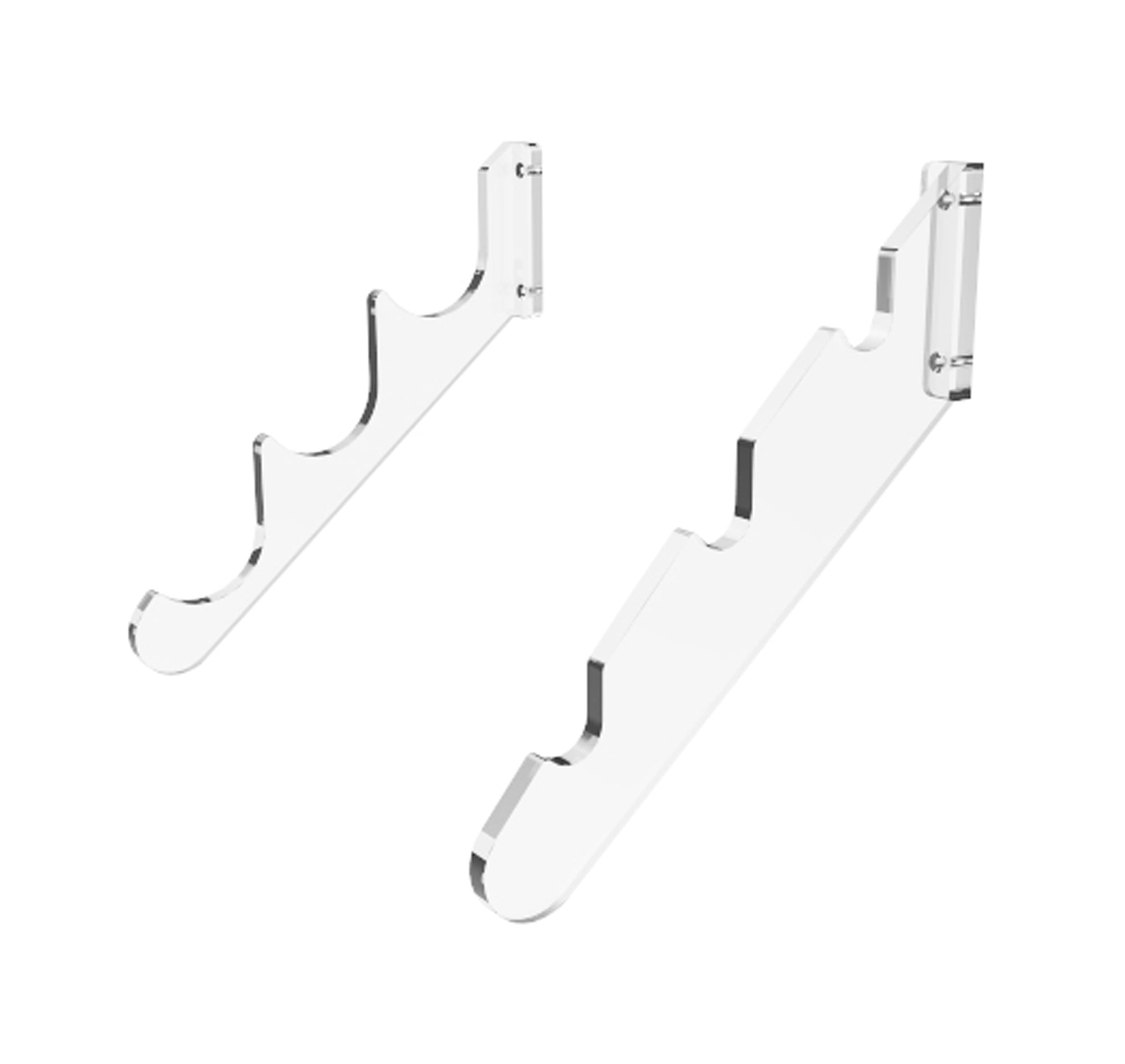 FixtureDisplays® Baseball Bat Display Rack, Clear Acrylic Baseball Bat