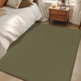 thumbnail image 5 of Sage Green Large Area Rugs for Bedroom Living Room, Soft Non Slip Carpet Bedside Rug, Brown Solid Color Simple Abstract Rectangular Floor Cover Kitchen Accent Rug 2.7'x5' for Dining Room/Office, 5 of 9