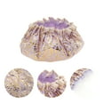 thumbnail image 3 of Unique Bargains Reusable Leopards Spots Shower Cap Purple 1 Pc, 3 of 6