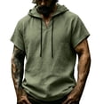 thumbnail image 2 of Guluxicc Athletic Tops for Men Collared Hooded Shirts Classic Summer Workout Tops, 2 of 9