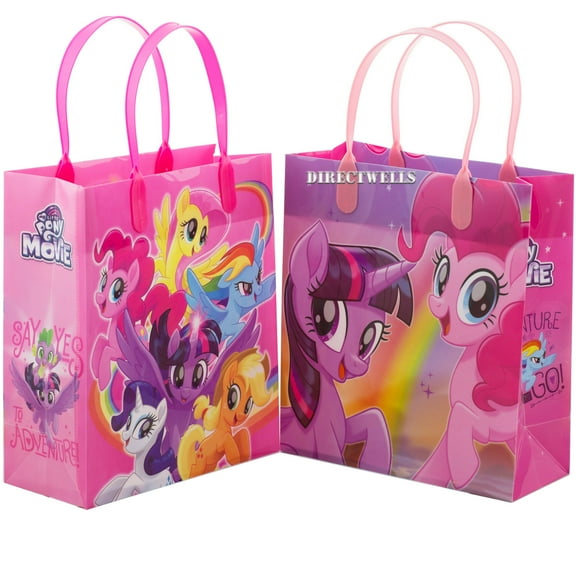 Little Pony 12 Authentic Licensed Party Favor Reusable Goodie Medium Gift Bags 8"