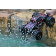 FMT 1/12 IPX4 Scale Electric RC Car Offroad 2.4Ghz 2WD High Speed 33+MPH Remote Controlled Car Truck (Color: Red)