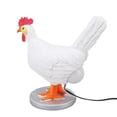 thumbnail image 3 of Lámpara de gallina con forma de gallina ponedora, luz LED de resina realista, linda luz nocturna para niños, ideal para dormitorio y sala de estar., 3 of 14