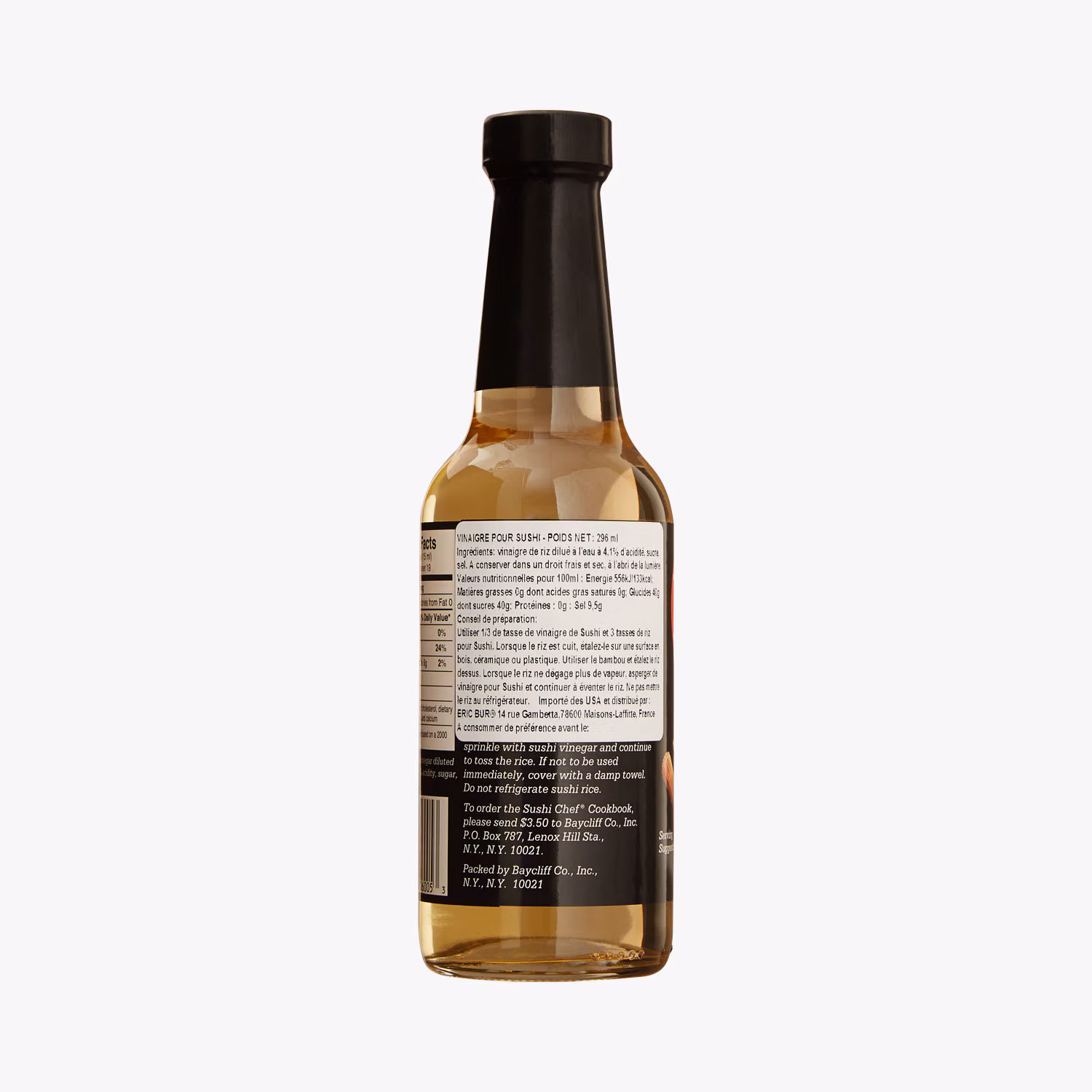SUSHI CHEF, Seasoned Rice Vinegar 10 oz (296ml) Bottle