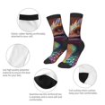 thumbnail image 3 of Rocae Rainbow Scales Fantasy Dragon for Girls Boys Crew Socks,Children's Socks, Kids Socks, Toddler Socks: Daily Wear with Kids School Uniform, 3 of 5