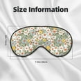 thumbnail image 5 of Naloa Daisy Print Sleep Mask for Sleeper, Light Blocking Sleeping Eye Mask for Women Men, Eye Shade with Adjustable Strap for Travel, Nap,Meditation, 5 of 7