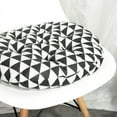 thumbnail image 5 of Round Seat Cushion 40x40 45x45 50x50 Home Office Decoration Chair Cushion High Quality Printing Tatami Mat (hei ge,50x50cm  2pcs), 5 of 7
