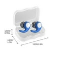 thumbnail image 4 of Tapones para los oídos con reducción de ruido de gel de sílice, filtro de ruido, ideales para dormir, nadar y resistir el agua. Tapones silenciosos de tres capas con reducción de ruido., 4 of 8