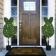 thumbnail image 3 of Bunny Boxwood Topiaries Easter Simulation Boxwood Leaf Potted Ornament en Maceta Negra para Entradas, Porches O Pantallas Interiores, 3 of 7