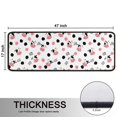 thumbnail image 5 of Kitchen Rugs Sets Of 2,White Cow Dot Pattern Anti Fatigue Kitchen Mat Rugs Non Slip Washable,Decorative Kitchen Floor Mats for Kitchen,Sink,Laundry,17"x47"+17"x47", 5 of 5
