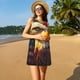 thumbnail image 3 of Fotbe Geometric American Bald Eagle Vestido de Verano sin Mangas para Mujer – Vestido Midi Línea A, Estilo Camiseta Floral, Vestido Playero Casual y Fluido, 3 of 7