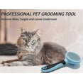 thumbnail image 5 of Cepillo para gatos, herramienta suave para el cuidado del perro, elimina la capa interna suelta, autolimpieza, 5 of 5