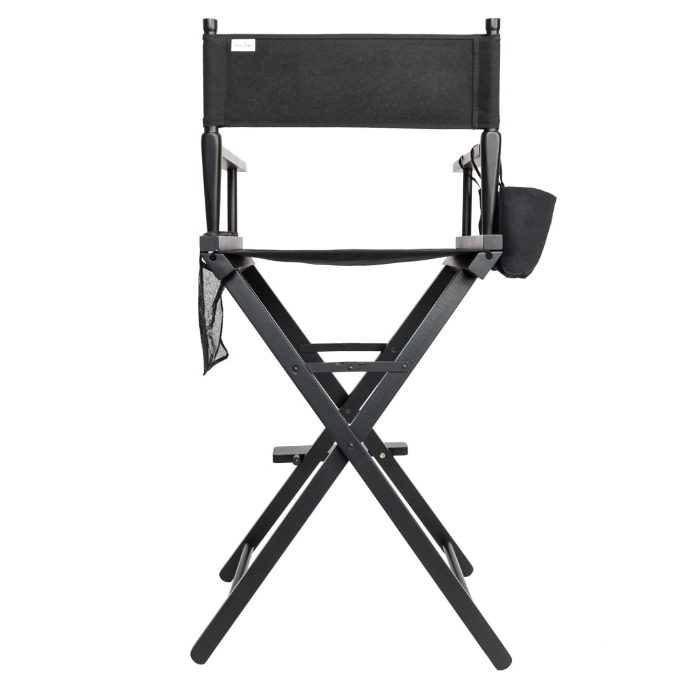 Ubesgoo Hot Directors Chair 30 Canvas Tall Seat Black Wood Makeup Folding Chair Walmart Com Walmart Com