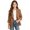 Coffee, variant on VBEWZET Girls Solid Blazer Jacket, Lapel Single Button Ruched 3/4 Sleeve Casual Formal Suit Coat for Kids Coffee 6-7 Years
