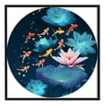 thumbnail image 2 of Parte bordado estampado punto de cruz DIY piscina de loto hilo de algodón 11CT Likrtyny Arte deco, 2 of 9