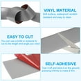 thumbnail image 3 of Uxcell Self Adhesive Floor Transition Strip 3ft x 3" Vinyl Flat Divider Flooring Grey, 3 of 7
