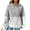 Grey, variant on Sweatshirts for Women Trendy Zip Up Winter Comfy Hooded Long-sleeved Batwing Cold Shoulder Hoody Graphic Hoodie Cotton Hoodies(Black,XXXL)